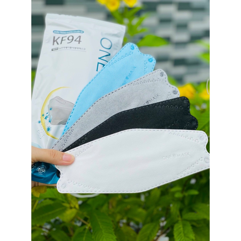 Khẩu trang 4 Lớp KF94 ONE MASK Chống Bụi Mịn Và Kháng Khuẩn Hàng Cao Cấp Hàn Quốc