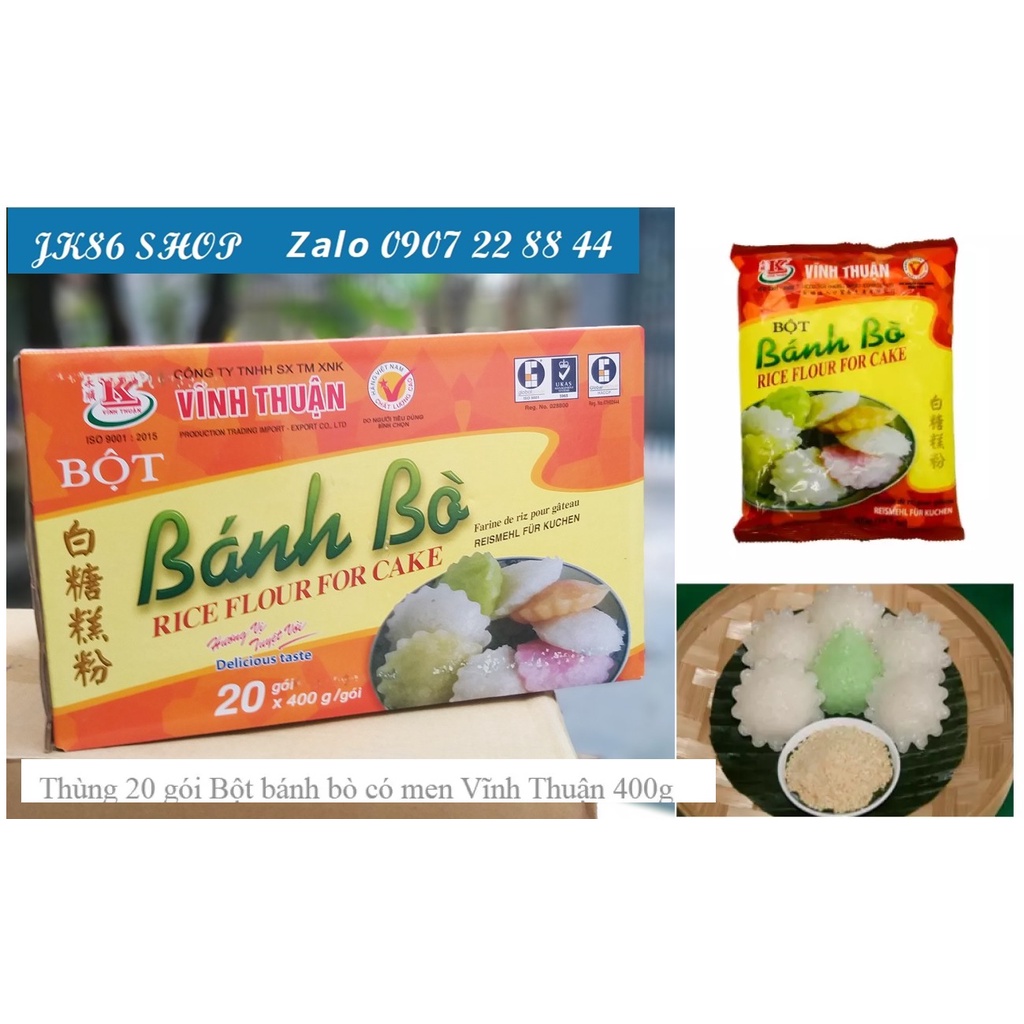 1 THÙNG BÁNH BÒ VĨNH THUẬN 400gr