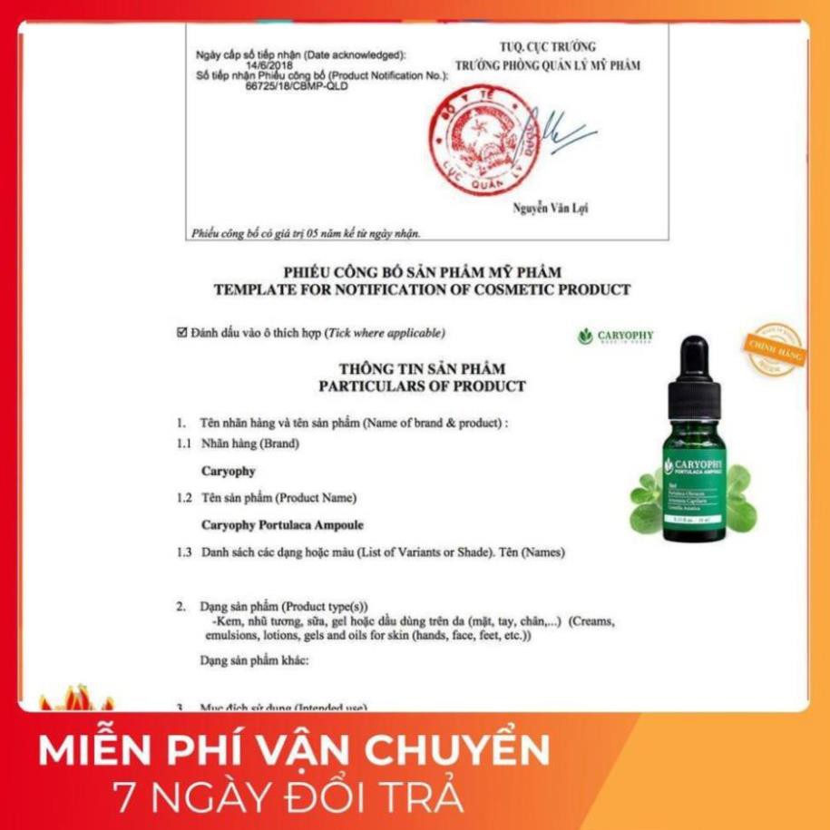 Sỉ-  Serum ngăn ngừa mụn và thâm Caryophy Chính Hãng - Serum Mụn Ngăn Ngừa Mụn Ẩn,Mụn Đầu Đen | BigBuy360 - bigbuy360.vn