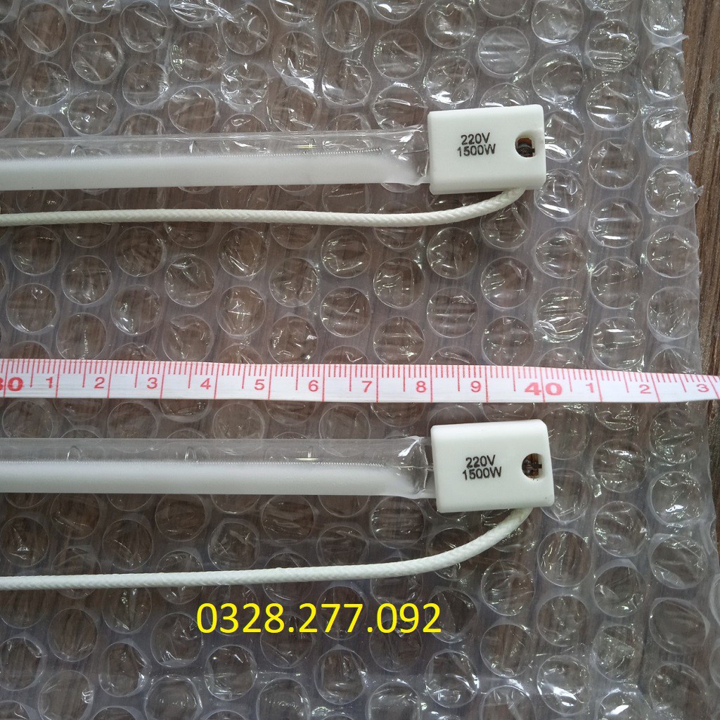 Đèn Sấy hồng ngoại 1000w 40cm trắng 1/2