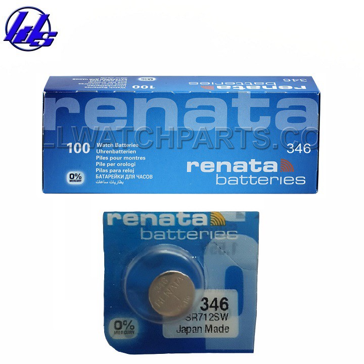 Pin đồng hồ 346 SR712SW Renata chính hãng - Vỉ 1 viên