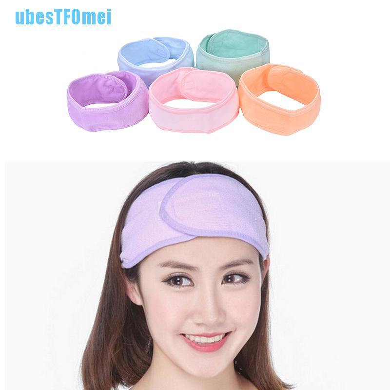 Băng Đô Mềm Mại Co Giãn Thấm Hút Mồ Hôi Dùng Rửa Mặt / Trang Điểm Cho Nữ