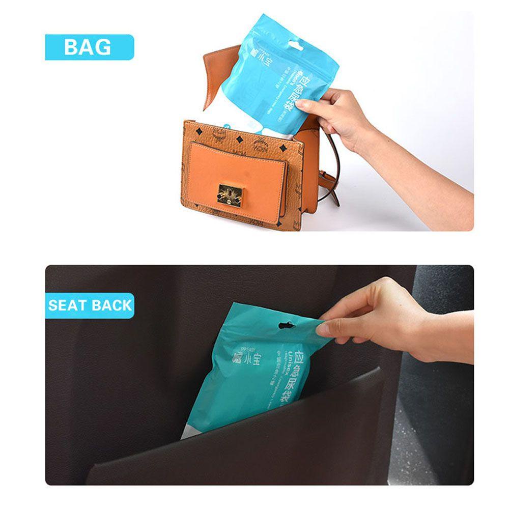 Bộ 4 Túi Đi Vệ Sinh Khẩn Cấp Di Động Dung Tích 700Ml Tiện Dụng