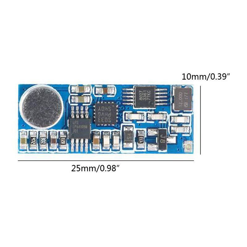 CHANNEL Mô Đun Truyền Tín Hiệu Fm 3-5v 100mw Pll 76.0mhz-108.0mhz Chuyên Dụng