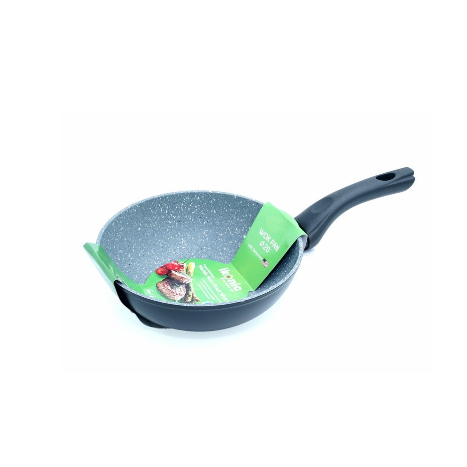 Chảo sâu chống dính vân đá IKONIC IK86 series 20 - 24 - 28 -30 - 32cm