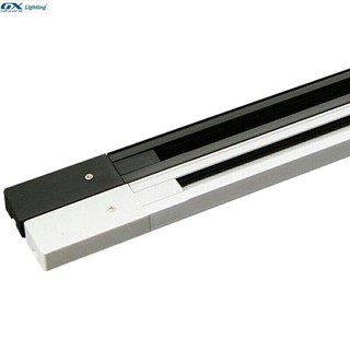 Thanh ray đèn rọi thanh ray Led dài 1m màu Trắng - đen
