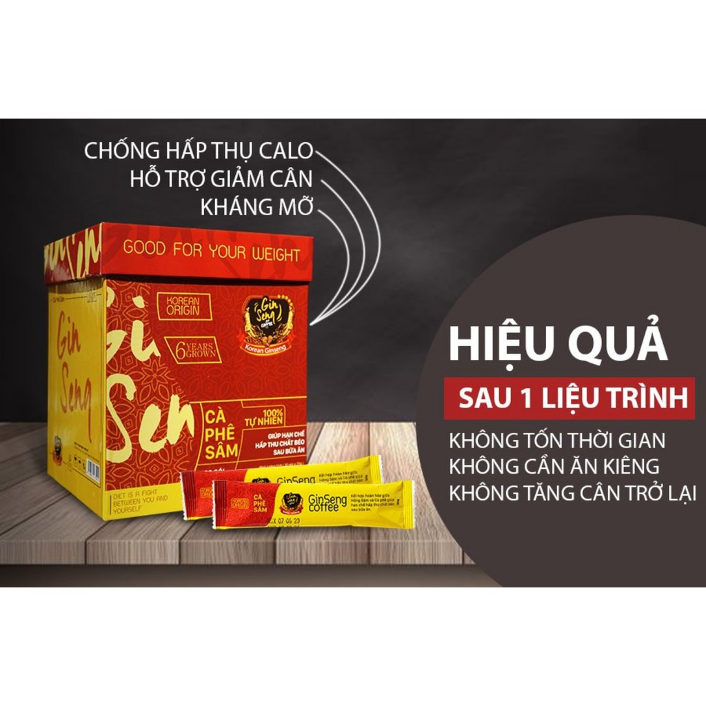 Cà phê sâm giảm cân (Kèm quà tặng)