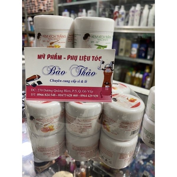 Kem cốt kích siêu trắng sáng da 20g dùng pha vào kem tăng thêm dộ trắng mịn hoặc xài trực tiếp hàng cty