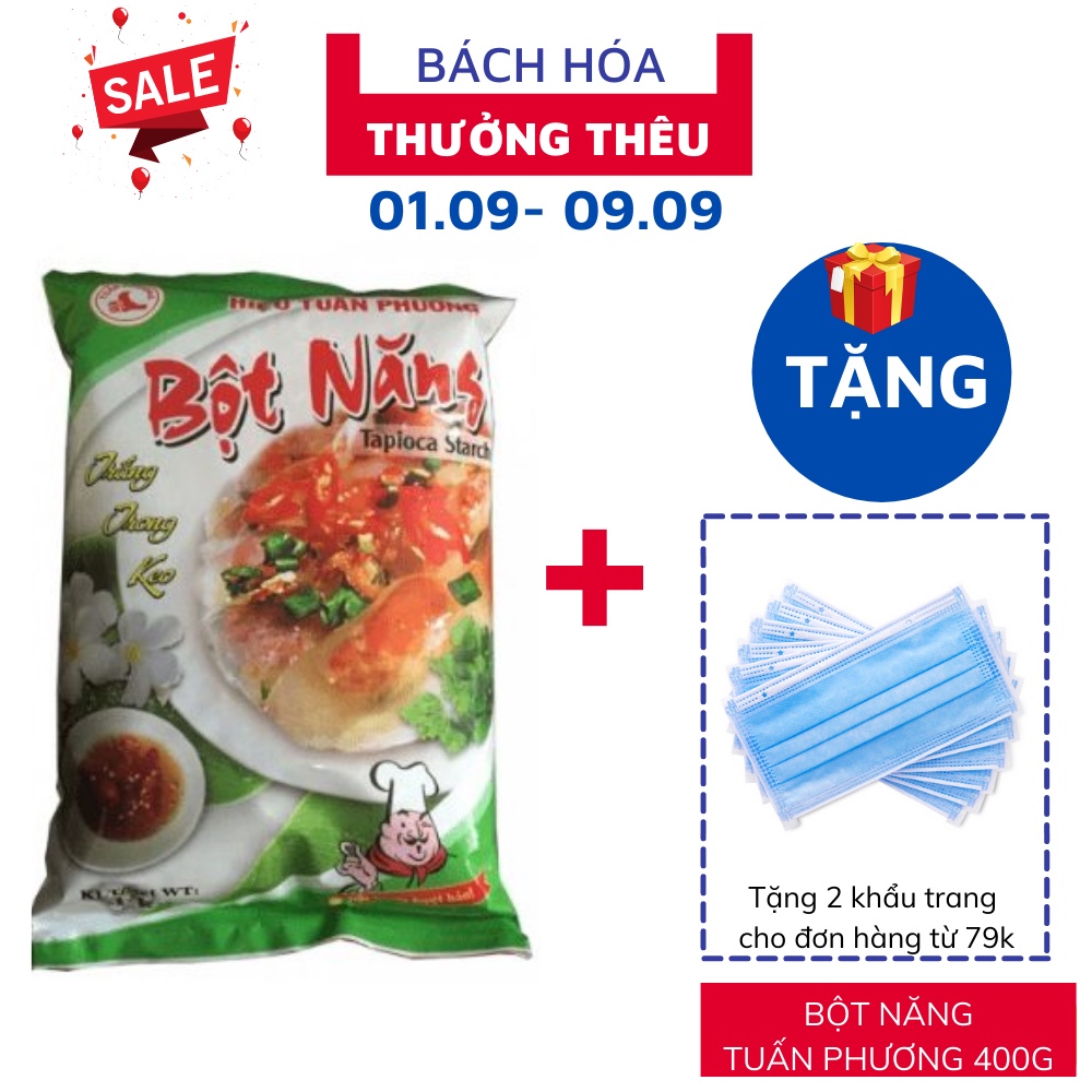 Bột năng Tuấn Phương/Thành Phát hảo hạng gói 400g
