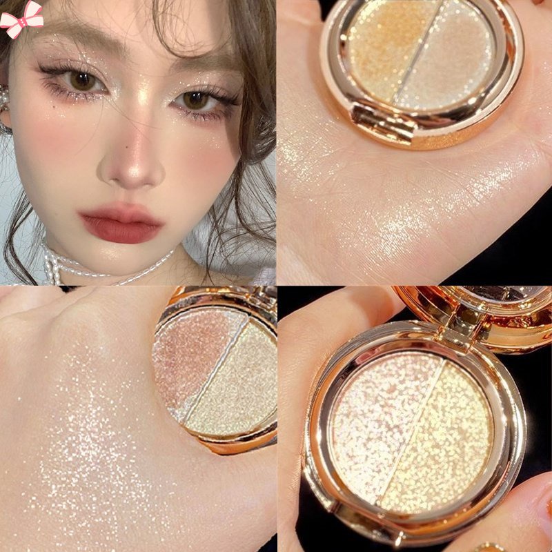 Bảng Phấn Mắt Manco Hai Tông Màu Lấp Lánh Nhung Mịn