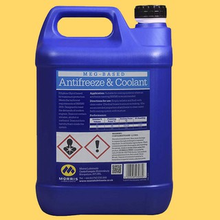 Nước làm mát ô tô màu xanh MEG Antifreeze and Coolant can 5 lít