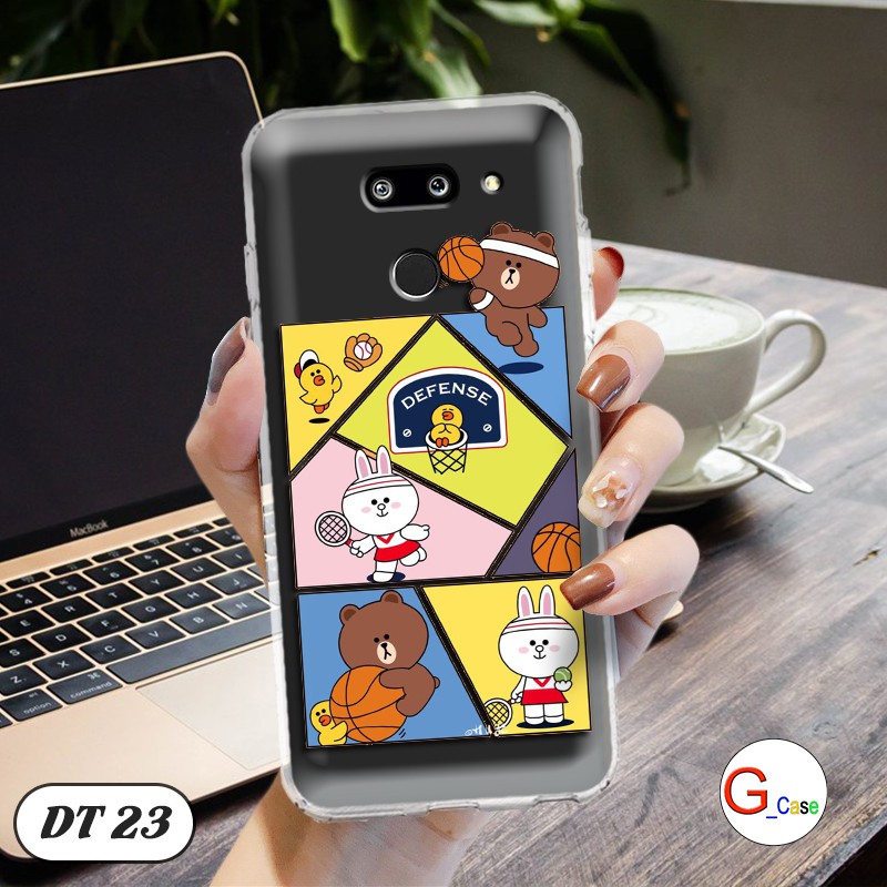 Ốp lưng LG G8 dẻo trong in hình