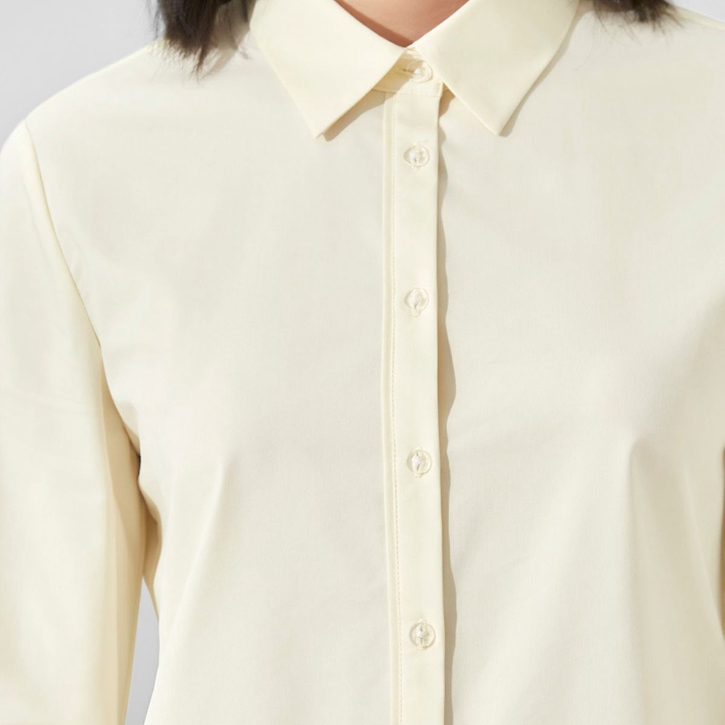Áo Sơ Mi Nữ Tay Dài G2000  Màu Vàng