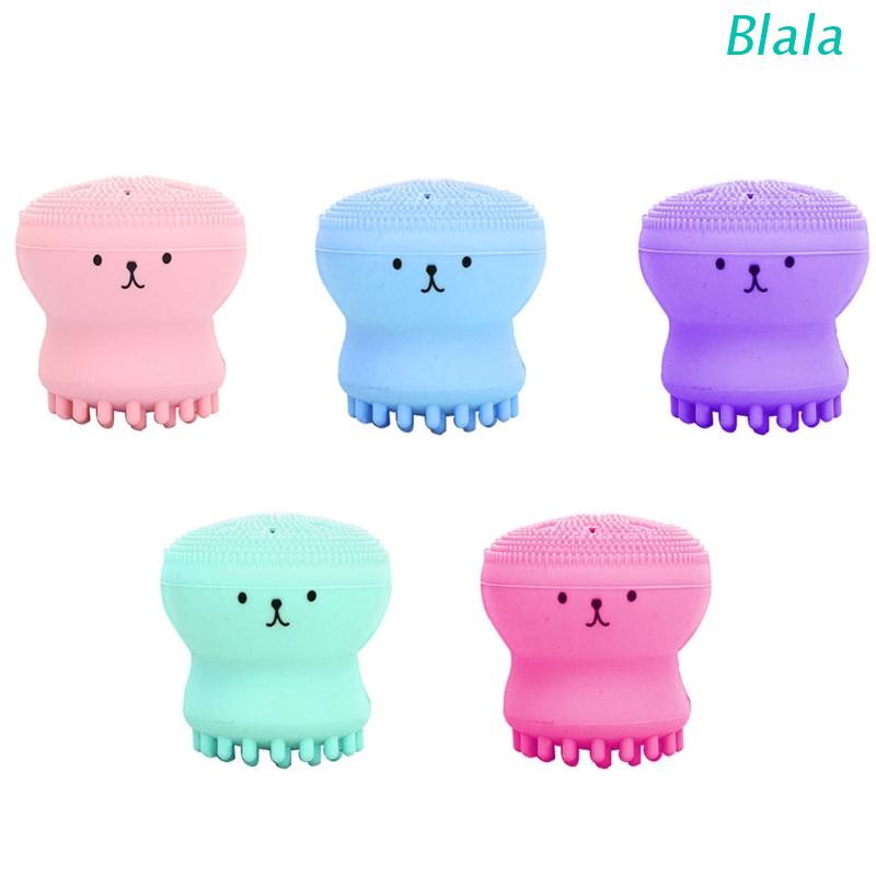 Cọ Silicone Cầm Tay Vệ Sinh Da Mặt Hình Bạch Tuộc Độc Đáo