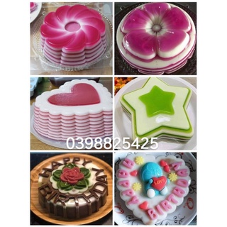 Khuôn rau câu happy birthday 20cm