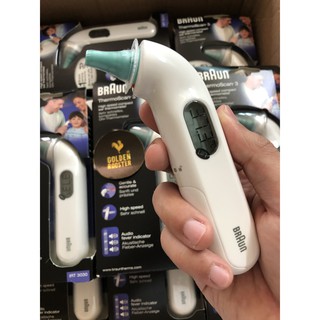 Nhiệt kế hồng ngoại Braun ThermoScan 3 (hàng có sẵn, nội địa Đức)