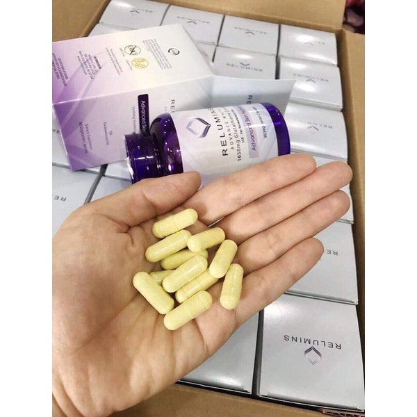 ♥️🌹 Viên Uống Trắng Da Relumins Advance White 1650mg 90 Viên của Mỹ