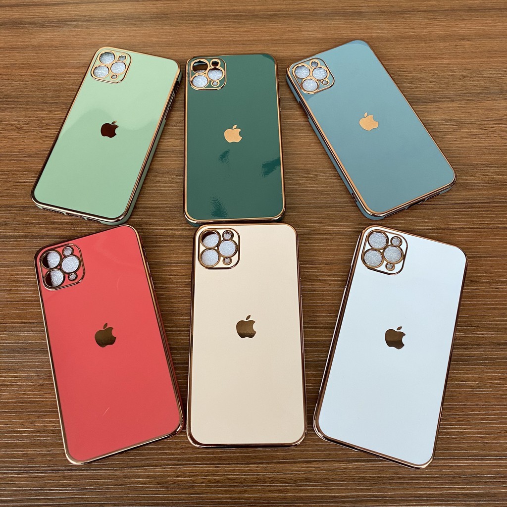 ⚡ốp lưng iphone ⚡ viền mạ vàng 24k logo táo độc lạ dẻo bóng ip 6,6s/6-6s-plus/7,8/7,8 plus/X-Xs/XSmax/11/11-pro max | BigBuy360 - bigbuy360.vn