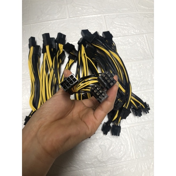 Cáp Chia Nguồn GPU, PCIE 8 pin ra 2 đầu 8 Pin (6+2)