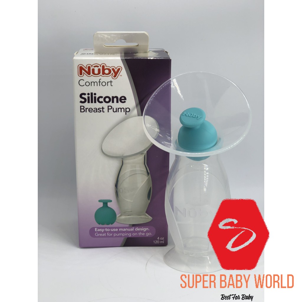 Cốc hút hứng sữa silicon Nuby