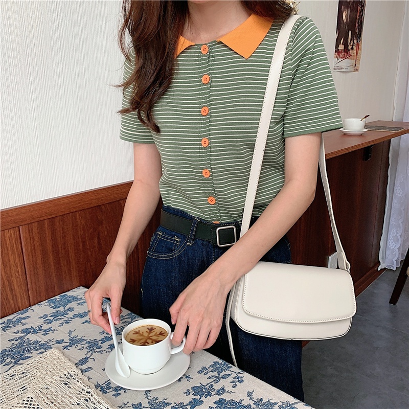 Túi đeo chéo IELGY họa tiết da cá sấu phong cách thời trang cho nữ