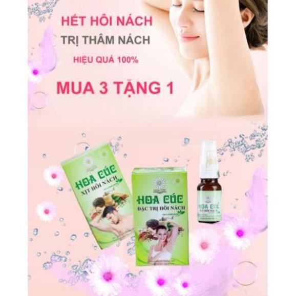 (Chính Hãng) Xịt Triệt Hôi Nách Hoa Cúc - Ngăn Tiết Mồ Hôi - Giảm Thâm (Mẫu Mới)( mua 1 tặng 1) khử mùi trắng da