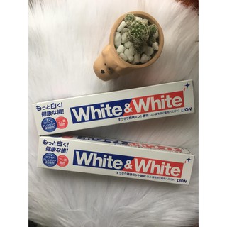 KEM ĐÁNH TRẮNG RĂNG WHITE & WHITE 150g- Hàng nội địa Nhật Bản
