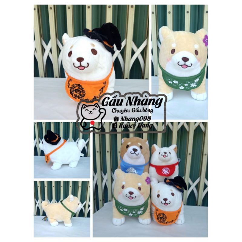 Gấu bông Chó Shiba Nhật bốn mắt dễ thương