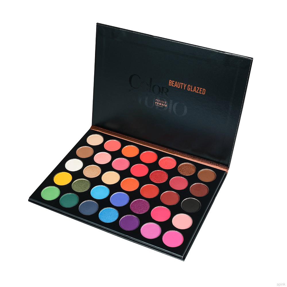 BEAUTY GLAZED New 35 Colors Matte Glitter Eyeshadow Palette