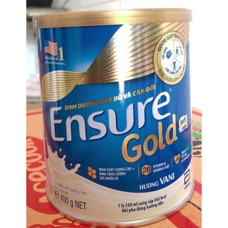 [Tem chống hàng giả] Sữa bột Ensure Gold Vani 400G/ Lon (Mỹ)