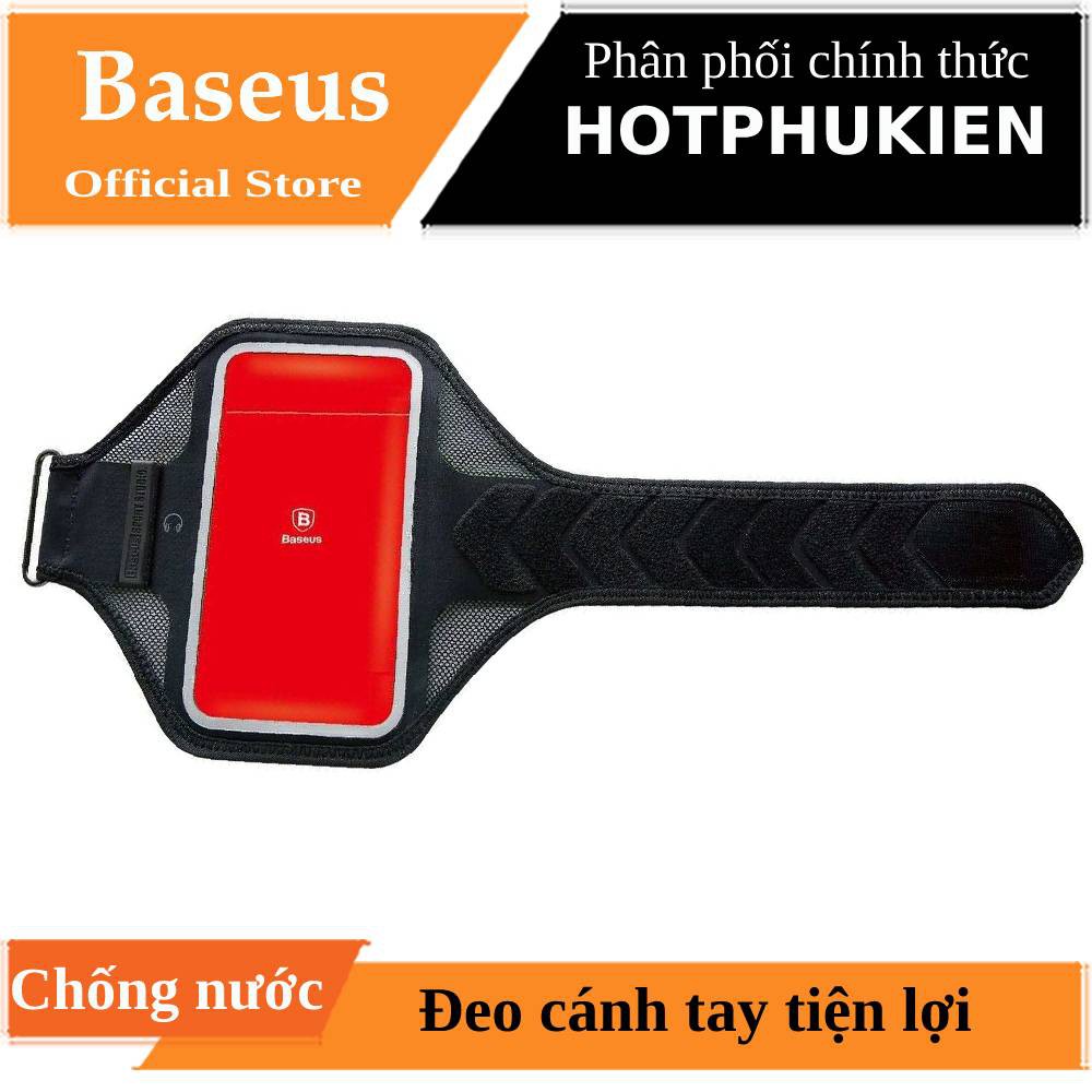 Túi chống nước thể thao cao cấp cho điện thoại chính hãng Baseus Flexible Wristband phiên bản đeo cánh tay