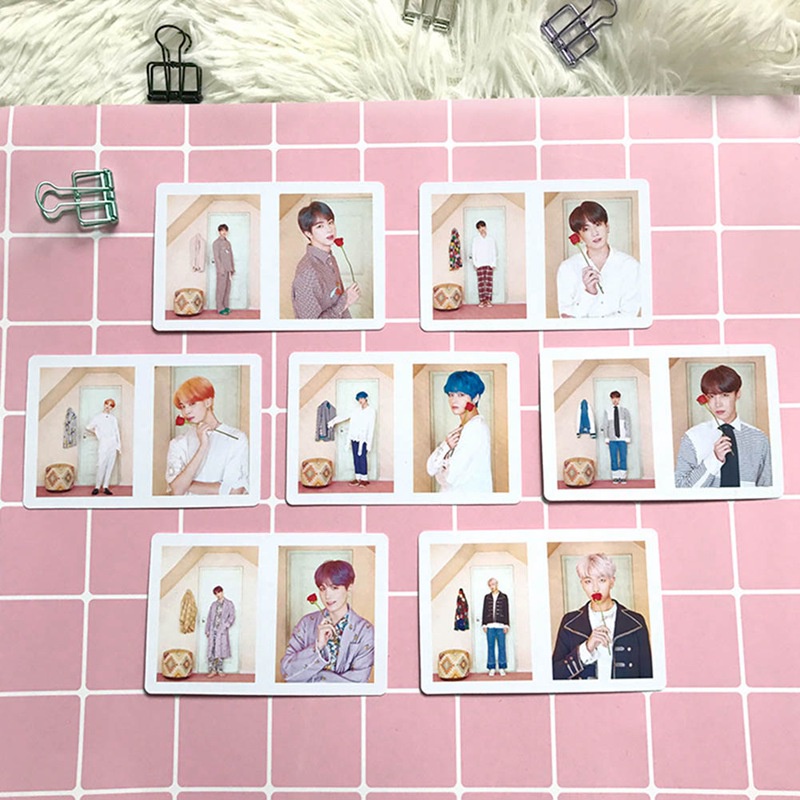 Set 54 tấm thẻ ảnh lomo card nhóm nhạc BTS