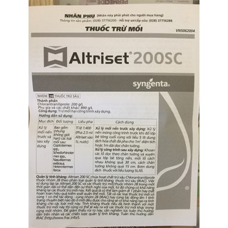 Thuốc Diệt mối ALTRISET 200SC