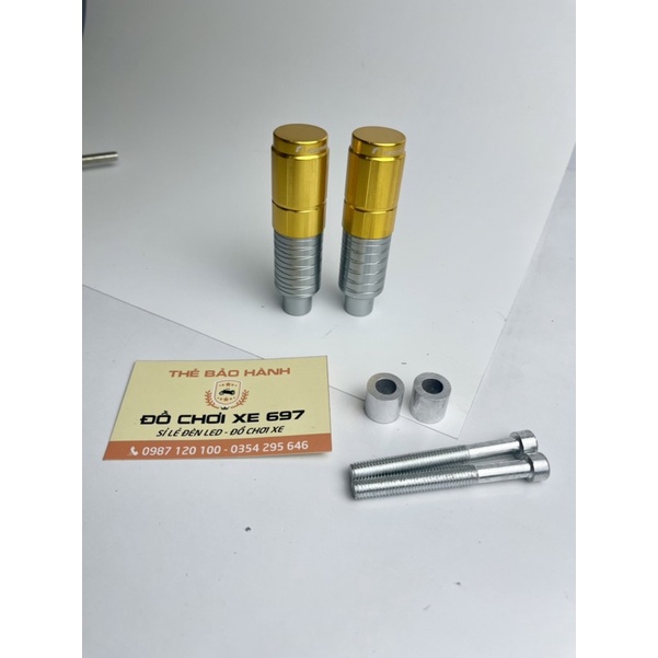 Chống đổ sau RIZOMA kiêm gác chân. Chất liệu hợp kim không rỉ. Lắp xe máy, Moto, xe điện