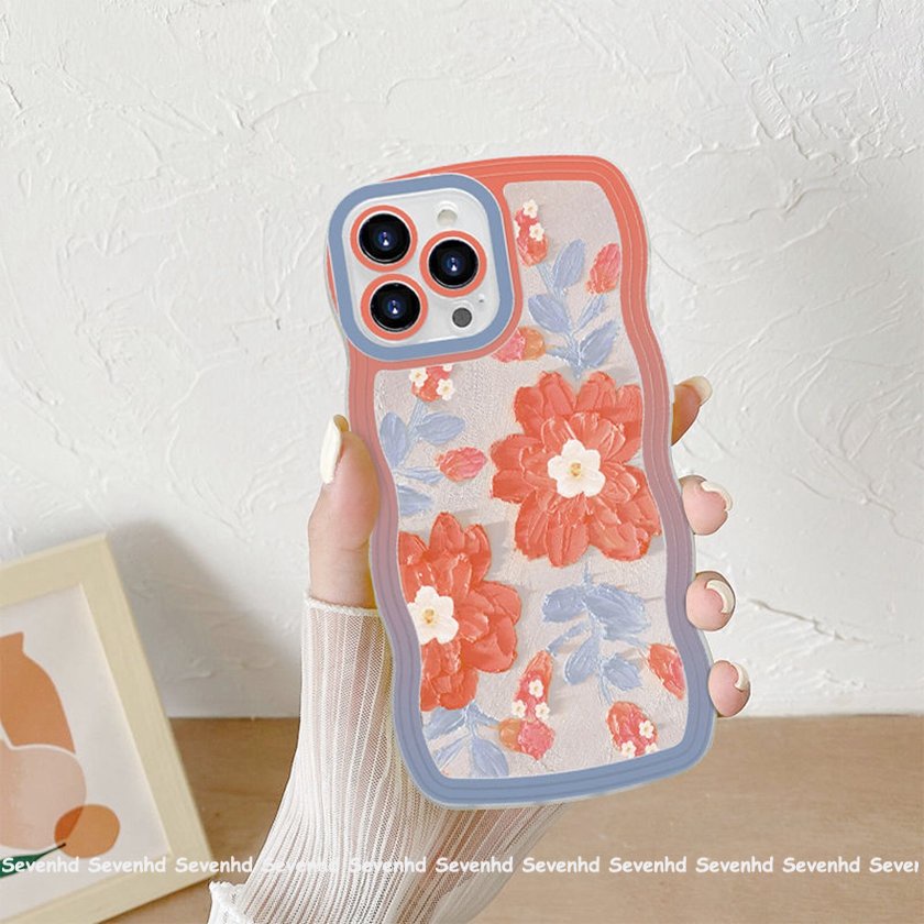 Ốp Điện Thoại Mềm Họa Tiết Tranh Sơn Dầu Graffiti Cho iPhone 14 13 12 11 Pro Max Xs Max Xr X 7 8 6 6s Plus