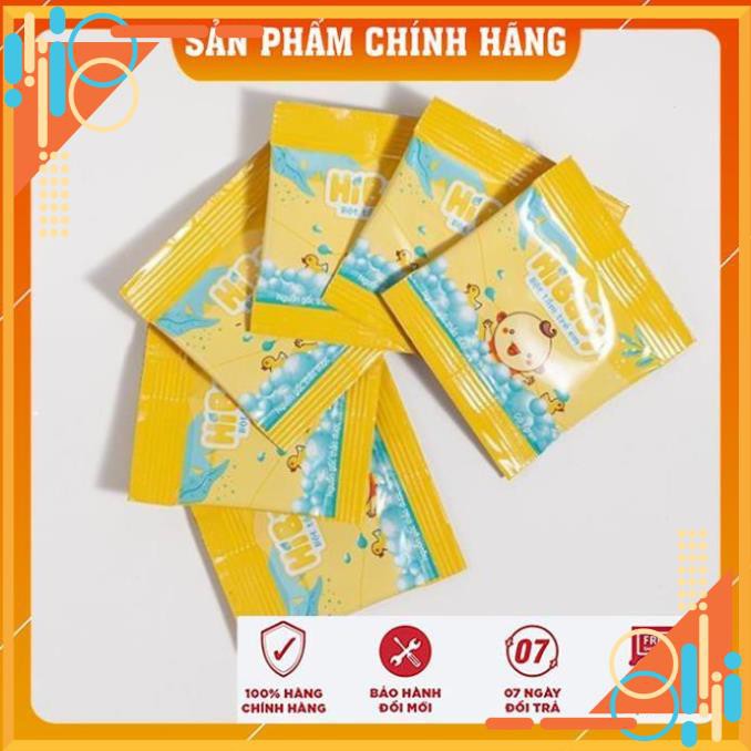 Bột tắm trẻ em HIBABY ( 1 gói dùng thử 3gr ) - Giúp kháng khuẩn, chăm sóc và bảo vệ da bé hiệu quả