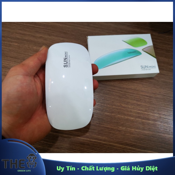 Đèn Uv Mini Sun 6 Bóng 6W Có Chân Đứng, Sấy Keo Uv, Sấy Móng Tay, Sấy Keo Dán Kính Uv ---Uy Tín - Chất Lượng - Giá