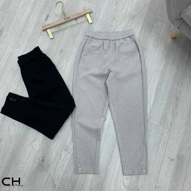 Quần U-Mi dạ chun khuy gấu