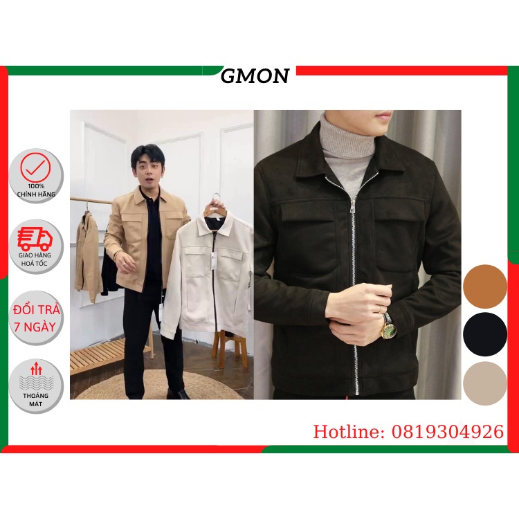 ✼Áo khoác nam da lộn, đẹp Hàn Quốc được yêu thích nhất năm 2021