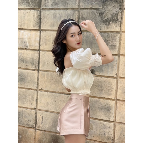 Áo tay phồng nhũ Roxanna - VIQ The Label