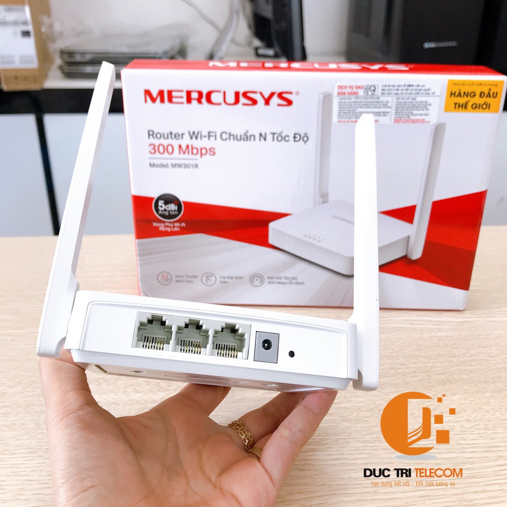 Bộ Phát Sóng Wifi Mercusys MW 301R Chuẩn Tốc Độ 300Mbps - Hàng chính hãng | BigBuy360 - bigbuy360.vn