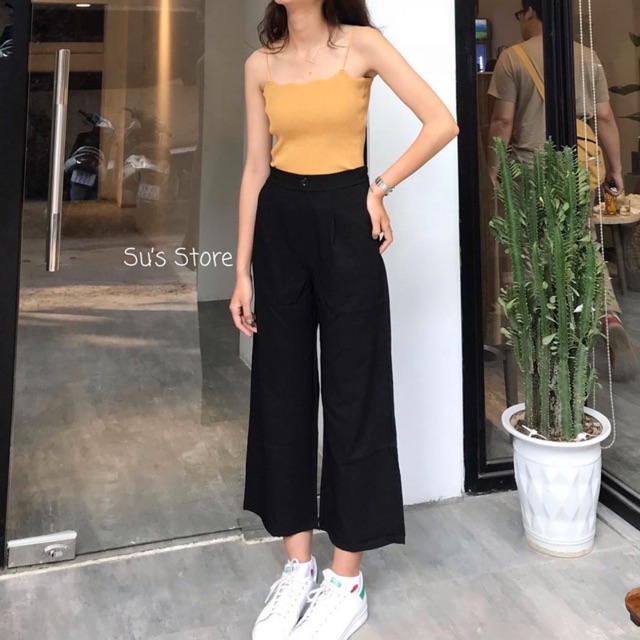Quần culottes đũi lưng chun 1 cúc Q137 SUSTORE