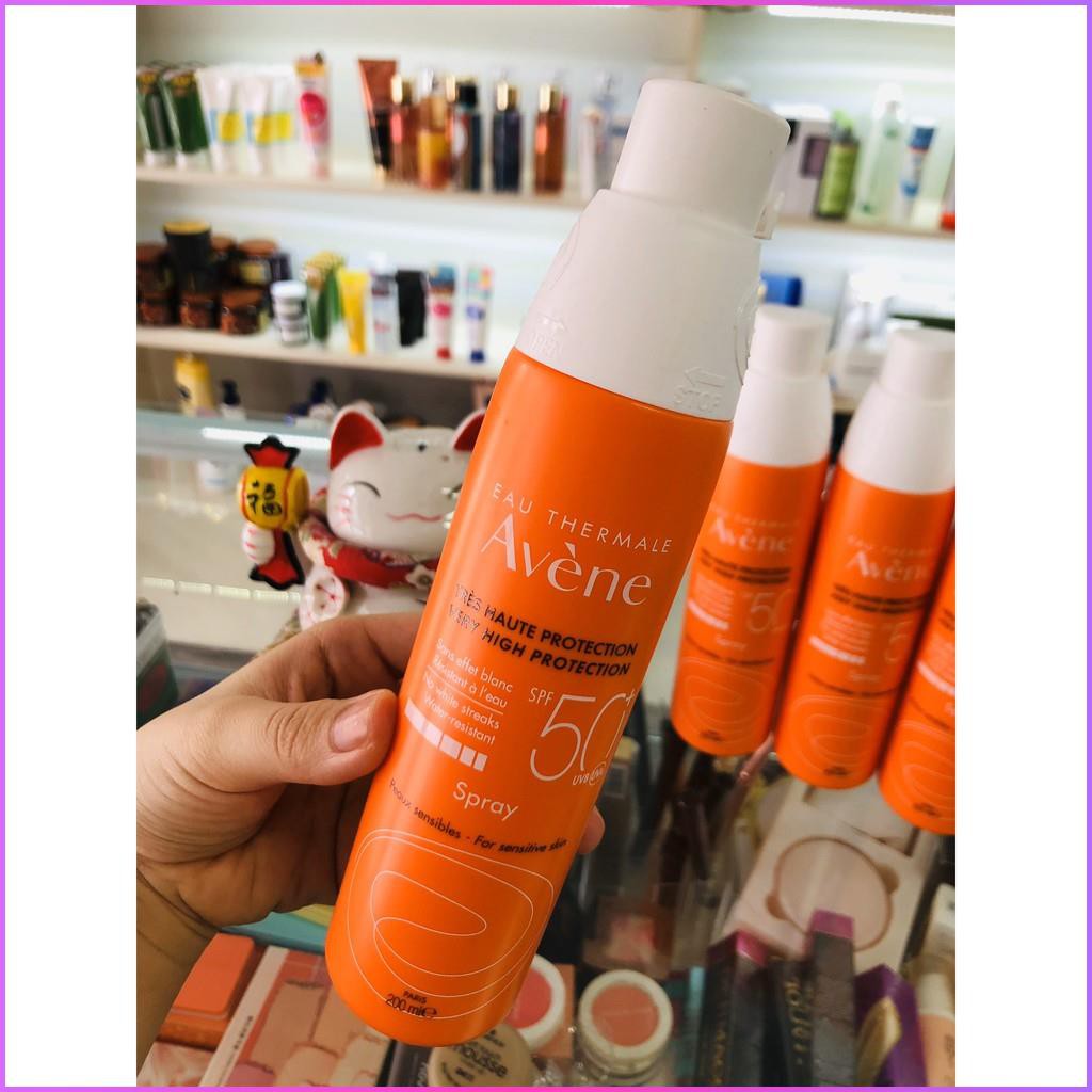 Avene Very High Protection Fluid Spf 50+ -,  Xịt Chống Nắng 50ml