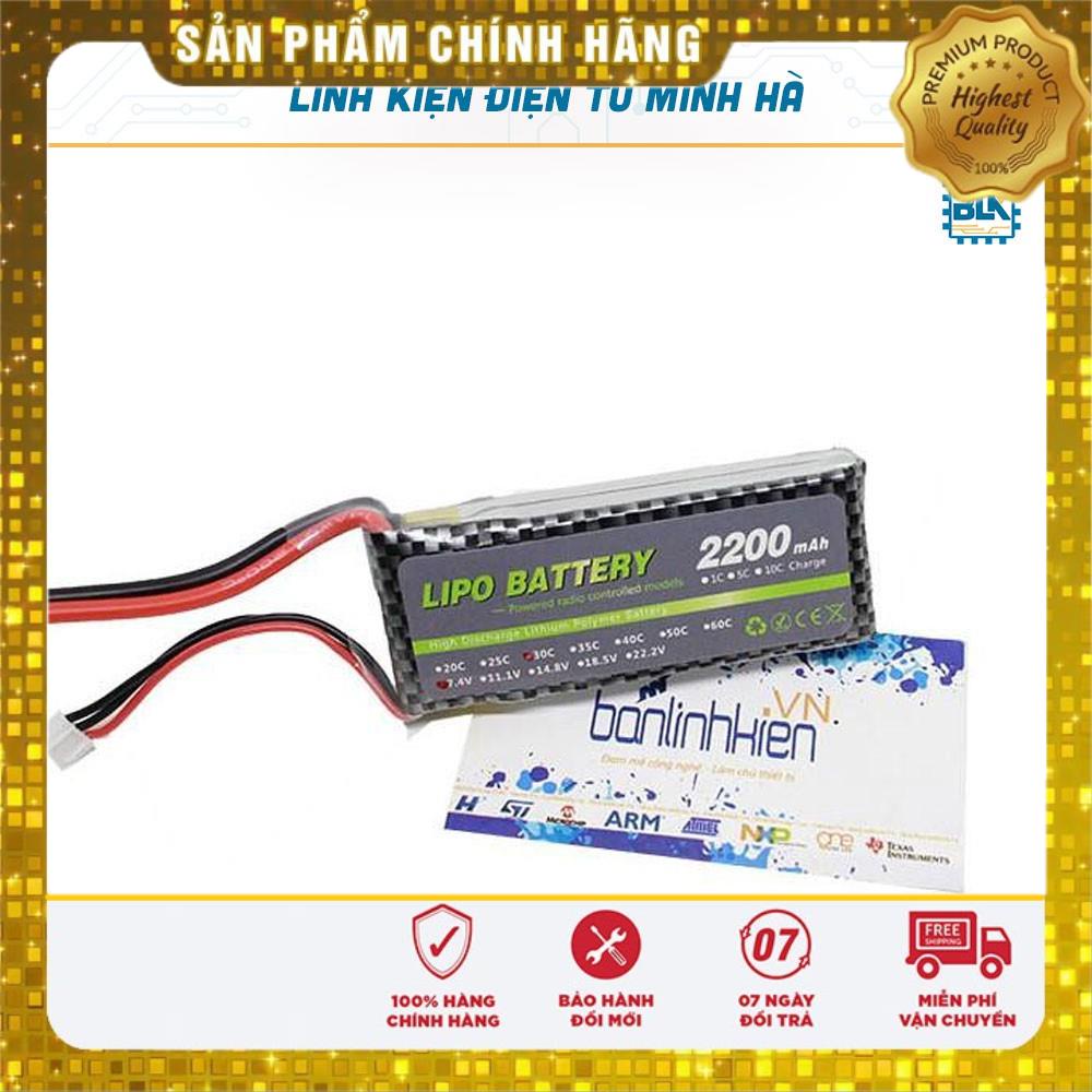 Pin Lipo 7.4V 2200mAH 30C