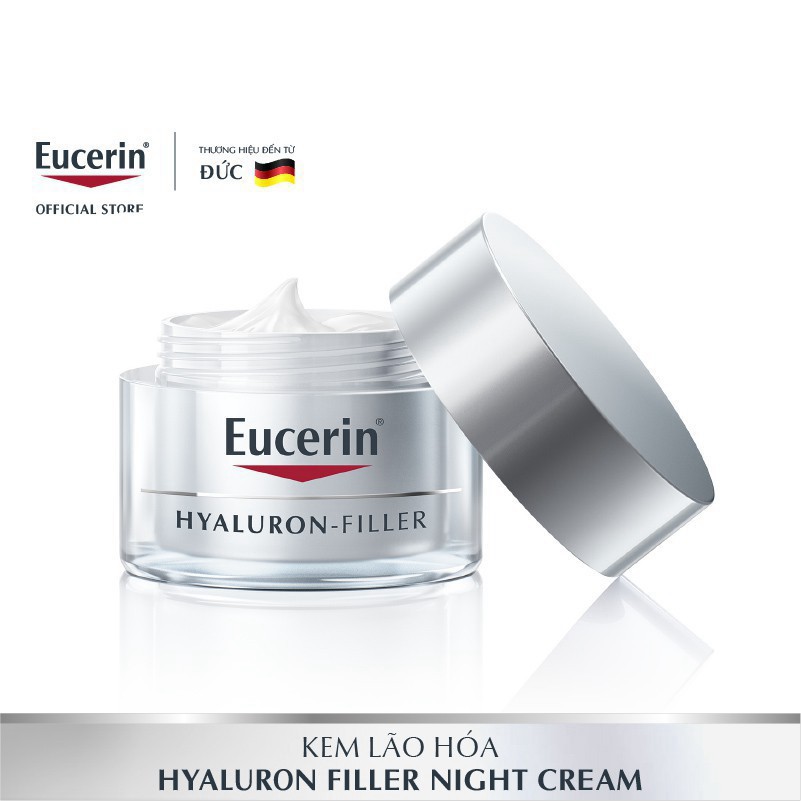 [CHẤT LƯỢNG] Kem dưỡng ngăn ngừa lão hóa ban đêm Eucerin Anti-Age Hyaluron Filler Night Cream 50ml - 63486 [HÀNG TỐT]