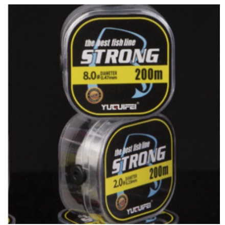 Dây cước câu cá nhật bản Strong 200m tàng hình siêu bền màu trắng