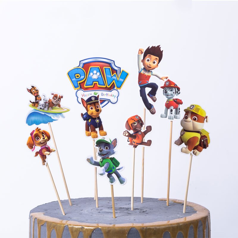 Phụ Kiện Trang Trí Bánh Kem Sinh Nhật Hình Hoạt Hình Disney/Sophia/Frozen/Marvel