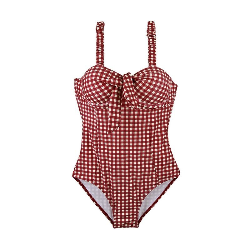 Bikini Áo Tắm 2 Dây Quảng Châu LMD38 Thắt Nơ Sexy Hoạ Tiết Caro Sang Chảnh Ngọt Ngào Hottrend 2021 | BigBuy360 - bigbuy360.vn