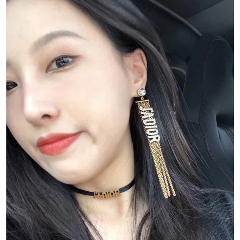 Dây cổ vải di0r.dây vải jadi0r .sang chảnh phong cách hàn quốc