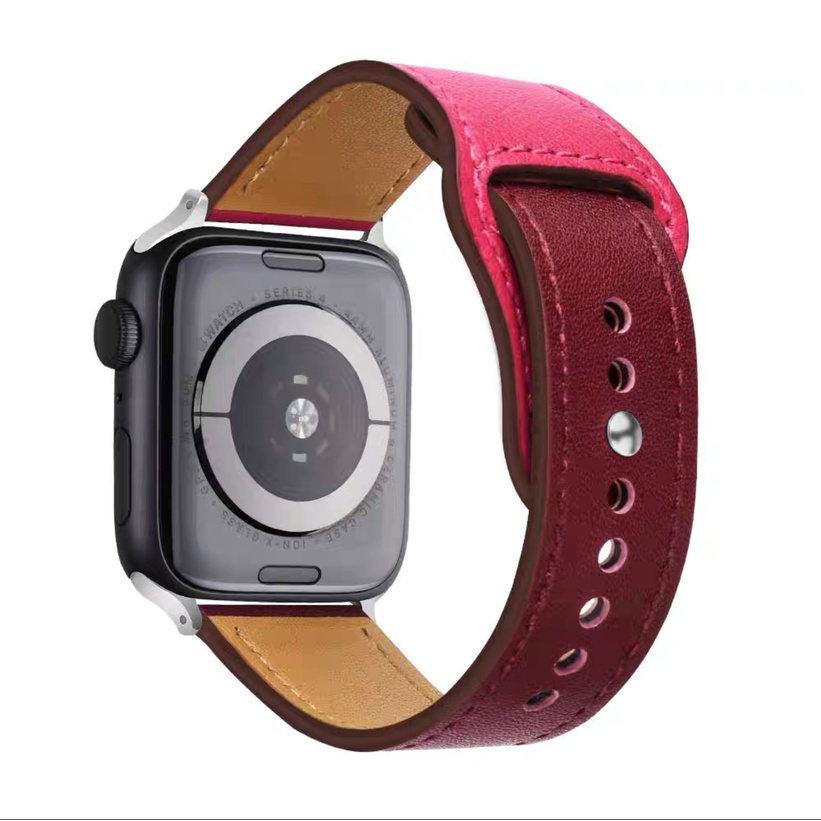 Dây Đeo Bằng Da Thay Thế Cho Đồng Hồ Thông Minh Apple Watch Series 8 / 7 / 6 / 5 / 4 / 3 / 2 / 1 / SE iWatch 49mm 45mm 41mm 38mm 42mm 40mm 44mm